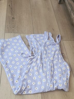 Lavender Daisy Jumpsuit, Girls 8